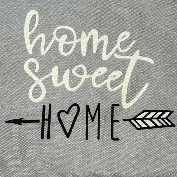 Unbranded 1 Pillowcase Cover Home Sweet Home Handmade Zip Closure Home Decor - Picture 1 of 5